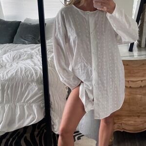 Vintage America White Mini Dress